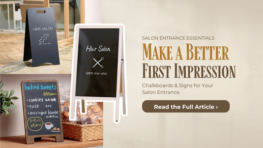 Salon Chalkboards and Sign Accessories for a Better First Impression