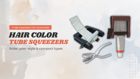 Hair Color Tube Squeezers for Reducing Product Waste in Salon Work