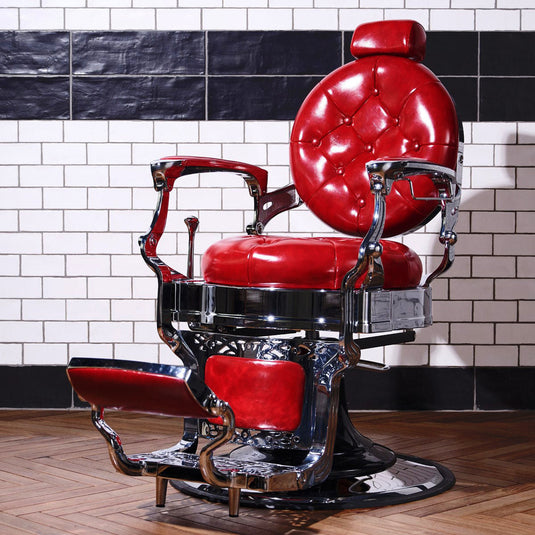 Vintage Red × Silver Frame