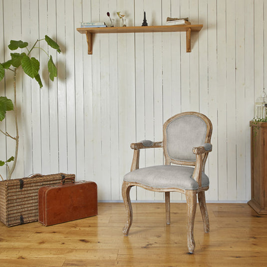 Shabby Chic Styling Chair Luminous - Ash Grey