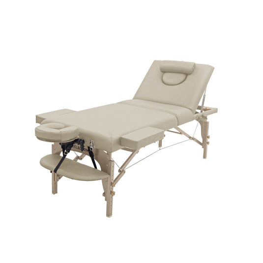 Deluxe Low Resilience Wooden Folding Reclining Bed 009SDX PLUS (2 color options)
