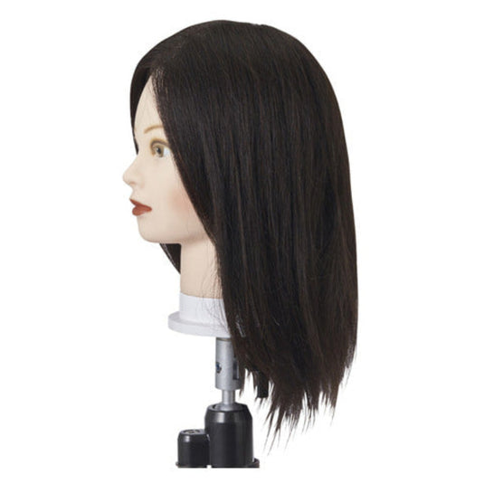 Mannequin Practice Head BG121 (Voluminous 100% Human Hair)
