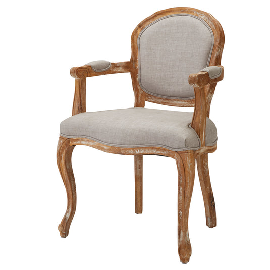 Shabby Chic Styling Chair Luminous - Ash Grey