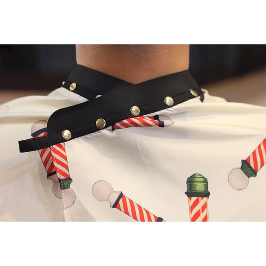 GRIMSTEADS Sleeveless Cutout Cloth Vintage Barber Pole Design