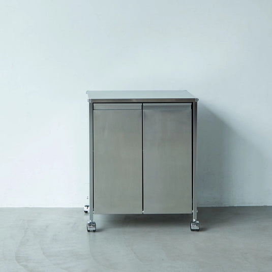 2-Way Stainless Steel Dust Box - 2 Compartments