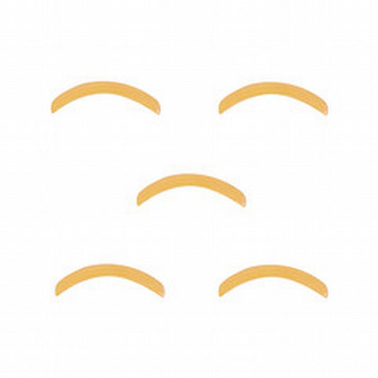 Capri Arch Bar 0.8x6mm Gold (50 pcs)