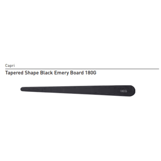 Tapered Shape Black Emery Board 180G (100pcs)
