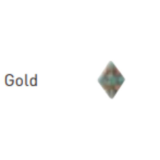 Clou Ethnics Studs 7x5mm Gold (30pcs)