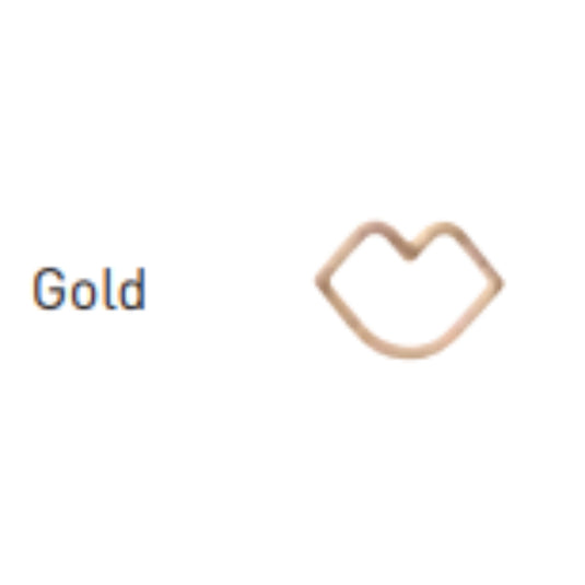 Clou Frame Lip 6x8mm Gold (20pcs)