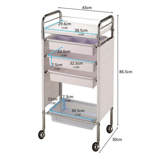 C-263 Utility Wagon Set (Japan-Made, Pre-Assembled) — Available in 4 Colors