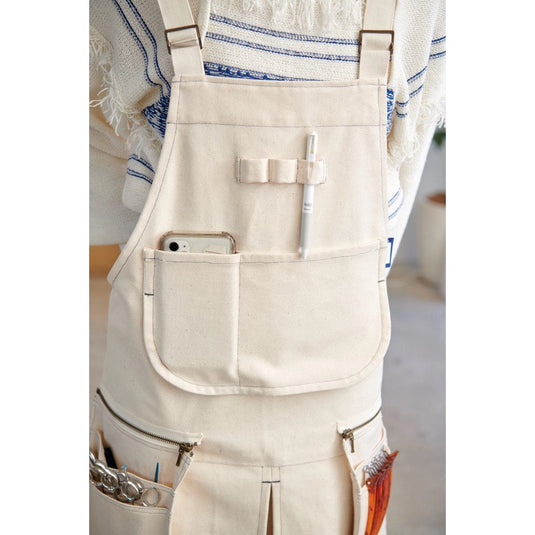Salon Apron SHEA. (Off-White)