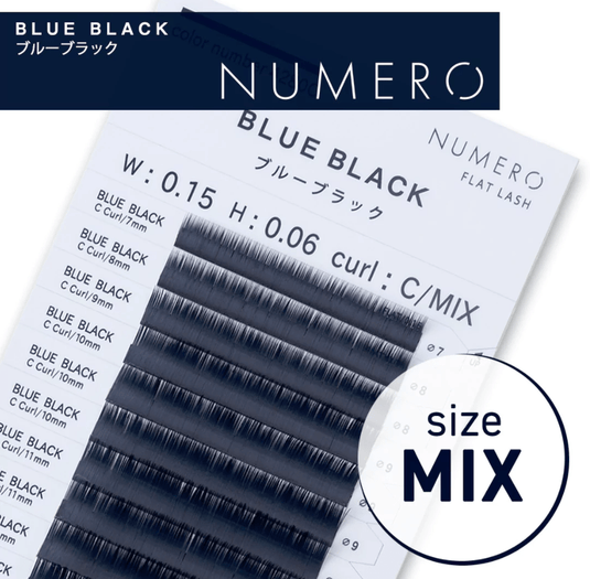 NUMERO Color Matte Flatlash BLUE BLACK