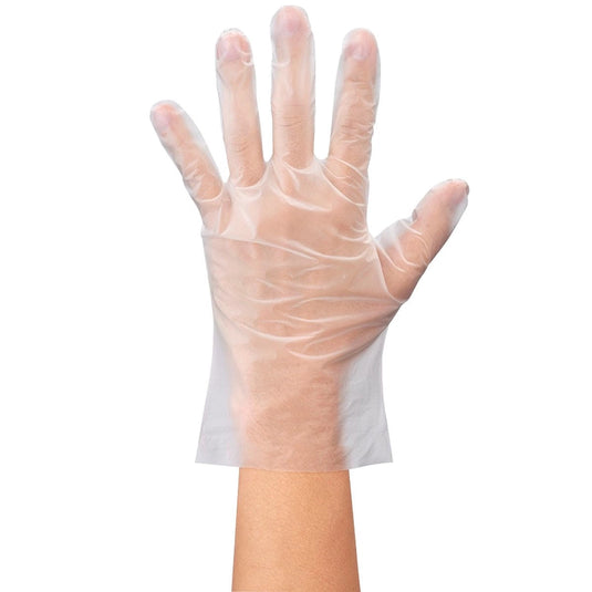 NO.846 Beautiful Hands Disposable Polyethylene Gloves 100 Pieces (Semi-Transparent) (Available in 3 Sizes)
