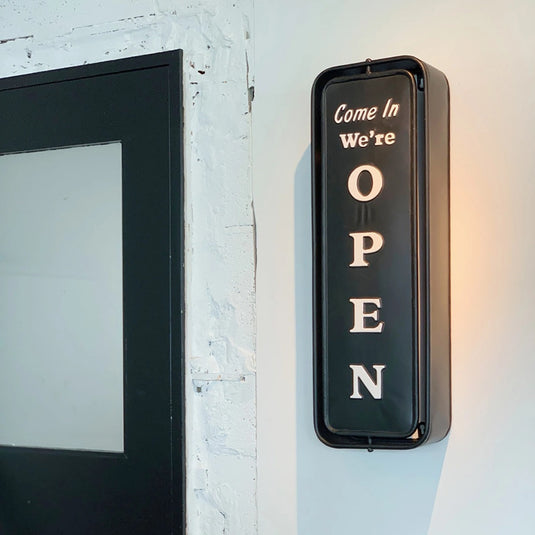 Wall-Mounted Spinner Sign (G965-1246BK)