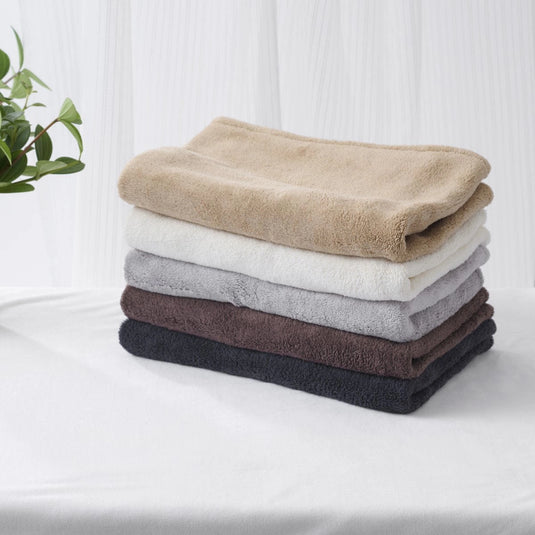 Microfiber Velour Face Towels, 12 count (35 x 80 cm), available in 5 colors