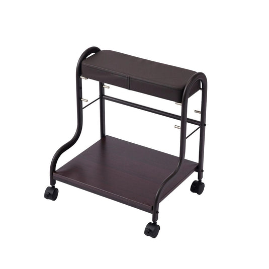 Pedi stand (foot care wagon) Dark brown