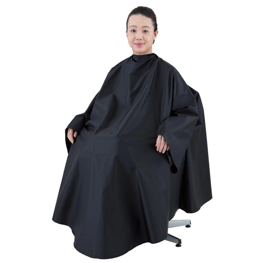 MEIHO Sleeved Hair Dye Cloth No. 5008 Black (Made in Japan)