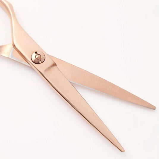 DEEDS GTZ Pink Gold Titanium Scissors Lefty (6.0 inches)