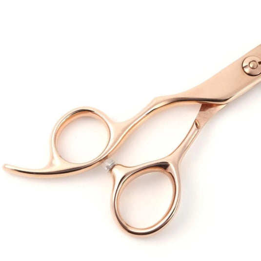 DEEDS GTZ Pink Gold Titanium Scissors Lefty (6.0 inches)