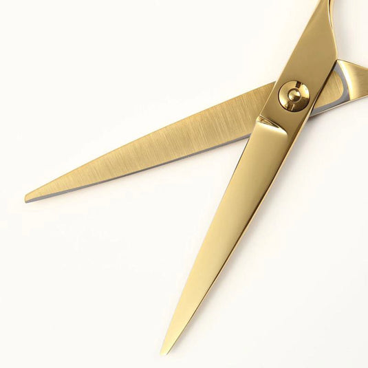 DEEDS GUZ Gold Titanium Scissors (6.0 inches)