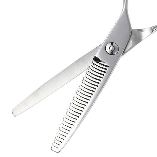 DEEDS GBZ630CT Thinning Scissors, 30-tooth, 2-stage Blade (6.0 inches, thinning rate approximately 25%)