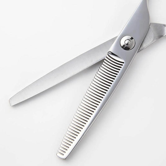 DEEDS GTZ640R Thinning Scissors, 40-tooth R-blade (6.0 inches, thinning rate of approximately 20%)