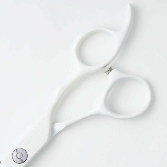 DEEDS GTZ630R White Thinning Scissors, 30-tooth R-blade (6.0 inches, thinning rate of approximately 10-15%)