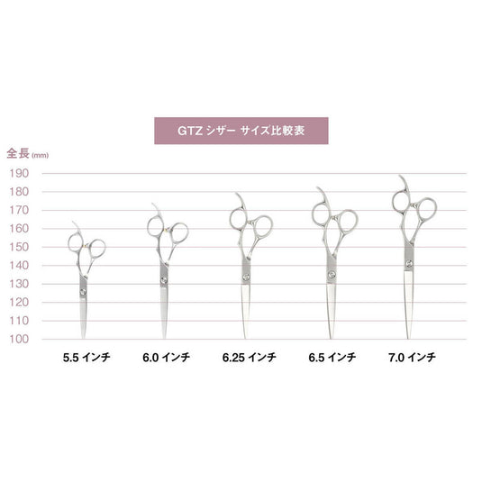 DEEDS GTZ Scissors and Thinning Set (5.5 inches, thinning rate approximately 25%)