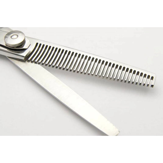 DEEDS XXA635RV Thinning Scissors, 35-tooth, V-Groove, R-Blade (6.0 inches, thinning rate approximately 25%)