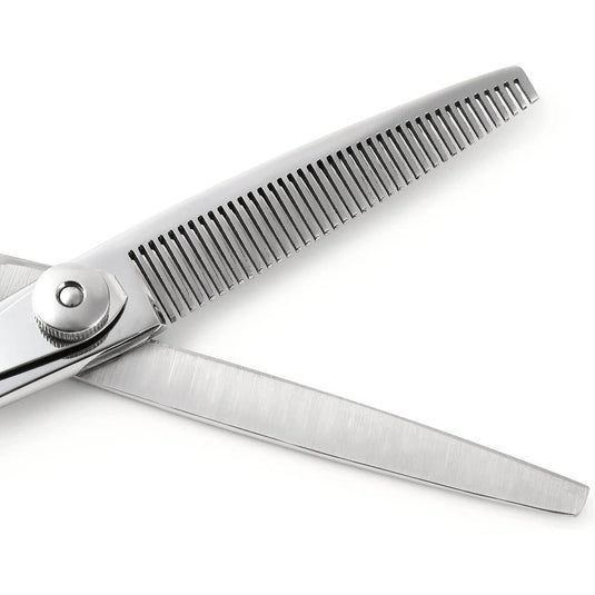 DEEDS XXB640I Thinning Scissors, 40-tooth, Flat Blade (6.0 inches, Thinning Rate: Approximately 20%)