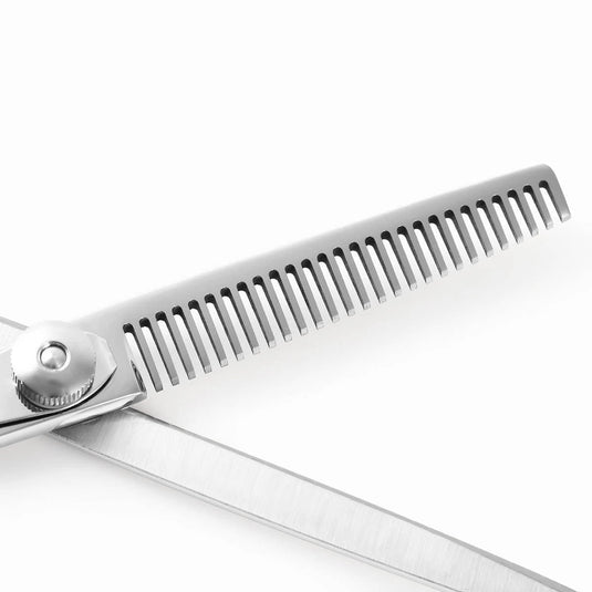 DEEDS XXC527I Thinning Scissors, 27-tooth, Flat Blade (5.5 inches, approximately 20% thinning rate)