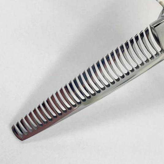 DEEDS GTZV630CT Cobalt Thinning Scissors, 30-tooth, 2-Stage Blade (6.0 inches, approximately 25% thinning rate)