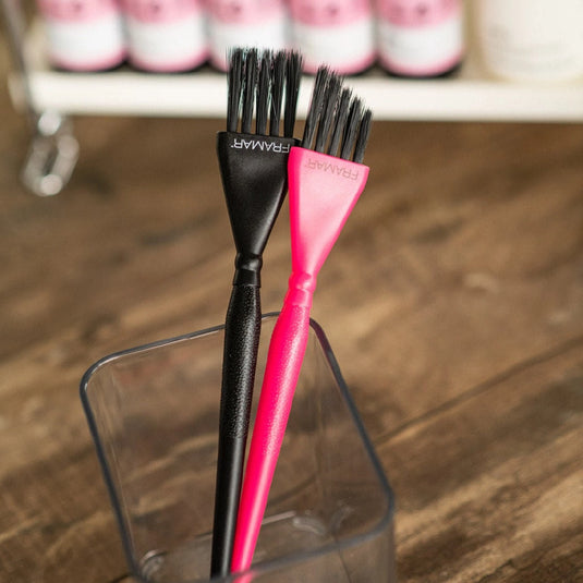 2-Piece Balayage Brush Set (Black & Pink)