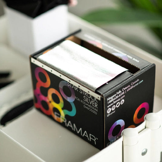 Emboss Roll Star Stack Silver (12 cm × 100 m)