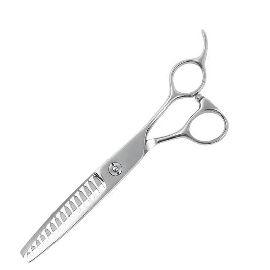 DEEDS GSZ615T Thinning Scissors, 15-tooth, Flat Blade (6.0 inches, approximately 50% thinning rate)