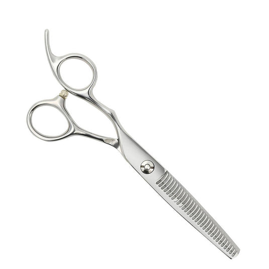 DEEDS GTZL630CT Thinning Scissors, Left-Handed, 30-tooth, 2-Stage Blade (6.0 inches, approximately 25% thinning rate)