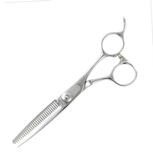 DEEDS XXB630IV Thinning Scissors, 30-tooth, V-Groove, Flat Blade (6.0 inches, approximately 25% thinning rate)