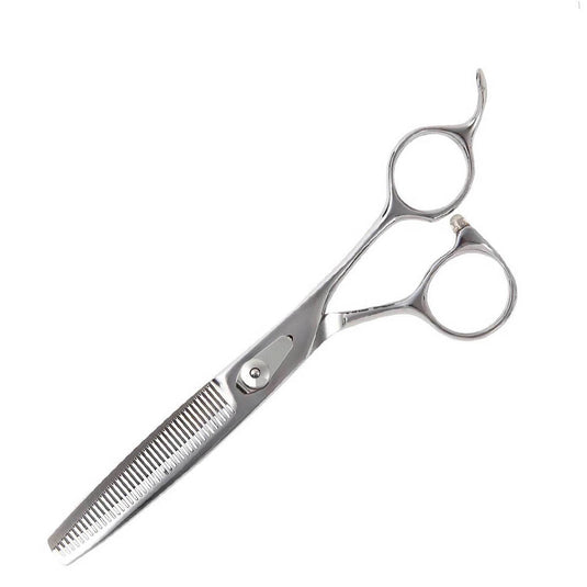 DEEDS XXB640IV Thinning Scissors, 40-tooth, V-Groove, Flat Blade (6.0 inches, Thinning Rate: Approximately 35%)