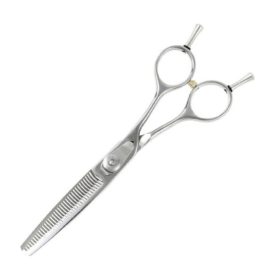 DEEDS XXC635RV Thinning Scissors, 35-tooth, V-Groove, R-Blade (6.0 inches, approximately 25% thinning rate)