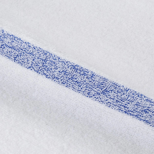 Blue Line Towels, 34 x 90 cm, 240 momme, 12 count, White