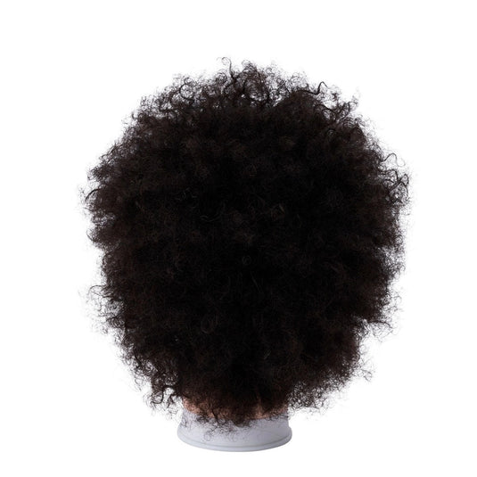 CURLY BG411R Training Wig (Straight/Straightening Training Wig, 100% Human Hair) BEAUTY GARAGE