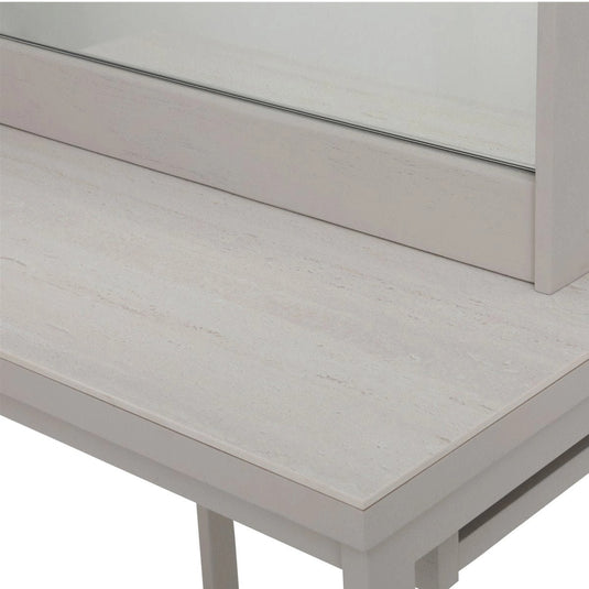 Ivory / Greige Frame