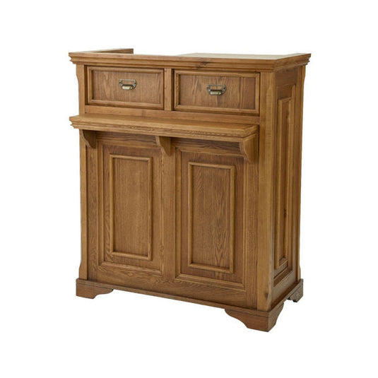 Shabby Chic Wooden Antique Register Counter VICTOIRE-900 Antique Brown