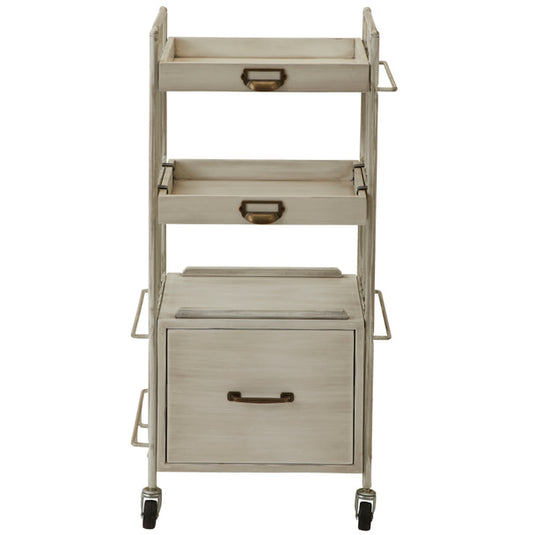 Shabby Chic Line Antique Wooden Wagon DIAN Type Box (2 color choices)