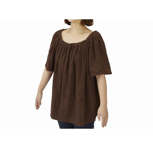 Luxury Pile Facial Gown (rubber closure type) (2 color choices)