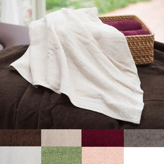 Luxury Pile Fabric Bath Towel (L) 90x150cm (10 color choices)