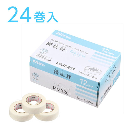 Yukiban EasyCut White 12mm 24 Rolls
