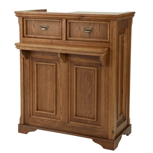 Shabby Chic Wooden Antique Register Counter VICTOIRE-900 Antique Brown