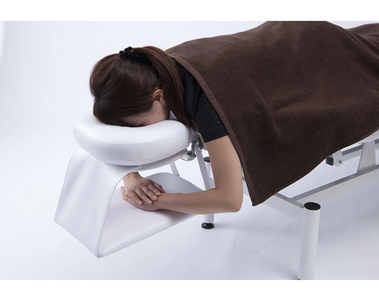 Manual Lift Massage Bed DX (With Face Mat and Armrest) (Completely Assembled) (2 color options)