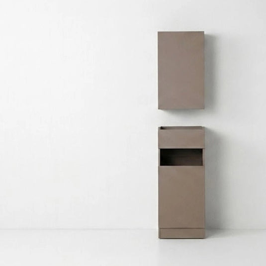 Standard Back Shampoo Cabinet W420 Upper Unit - Greige